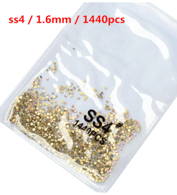 Стразы для ногтей размер SS4