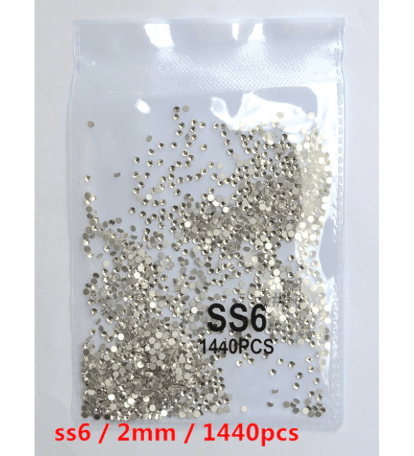 Стразы для ногтей размер SS6