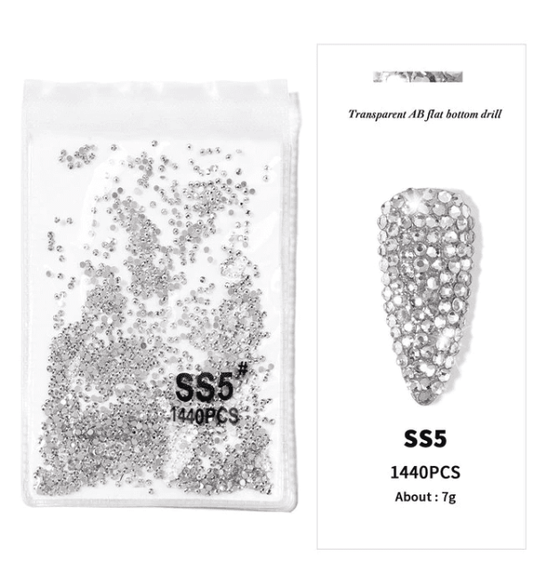 Стразы для ногтей размер SS5