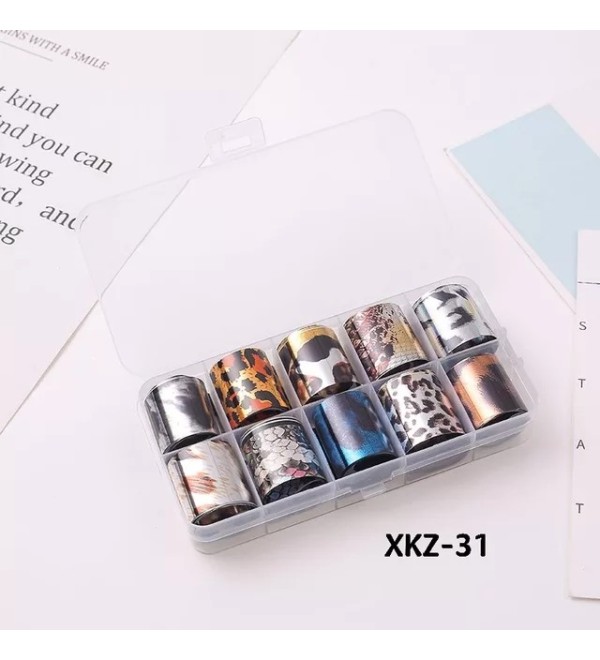 Набор фольги для дизайна ногтей