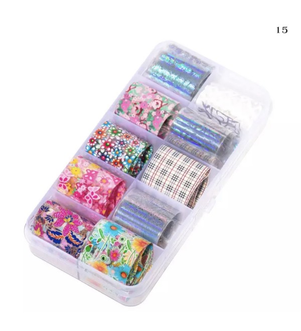 Набор фольги для дизайна ногтей