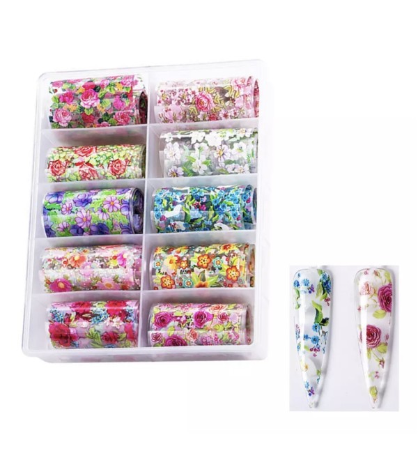 Набор фольги для дизайна ногтей