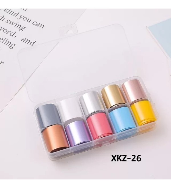 Набор фольги для дизайна ногтей