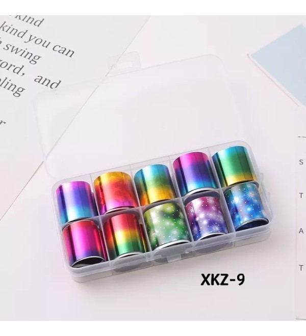 Набор фольги для дизайна ногтей