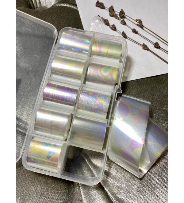 Набор фольги для дизайна ногтей