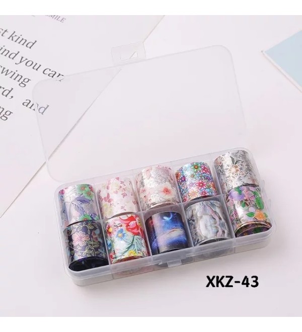 Набор фольги для дизайна ногтей