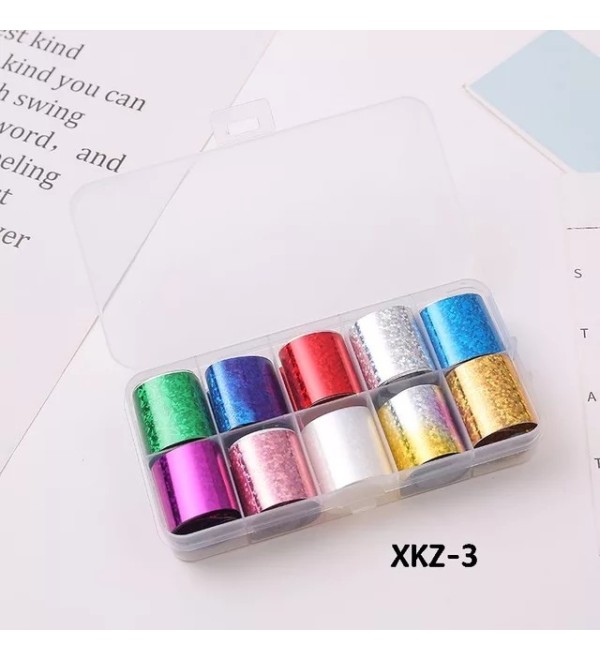 Набор фольги для дизайна ногтей