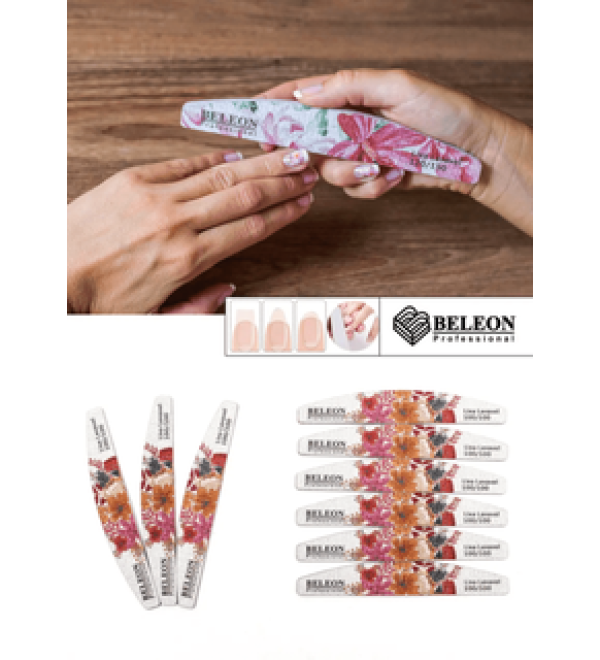 Пилочка для ногтей цветная 100/100