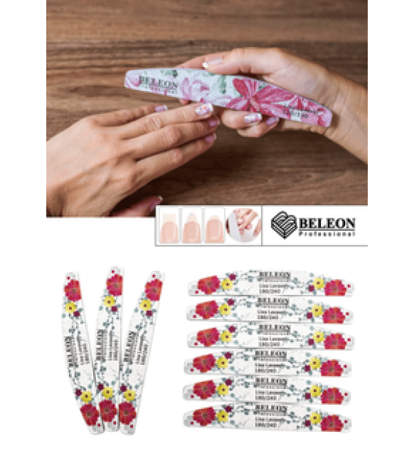 Пилочка для ногтей цветная 180/240