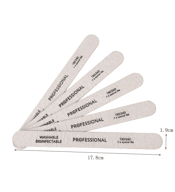Пилочка для ногтей ультратонкая форма Овал 180/240