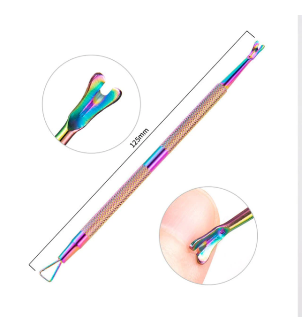 Пушер металлический для маникюра