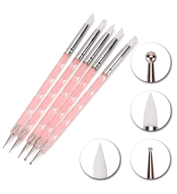 Набор силиконовых кистей двусторонние