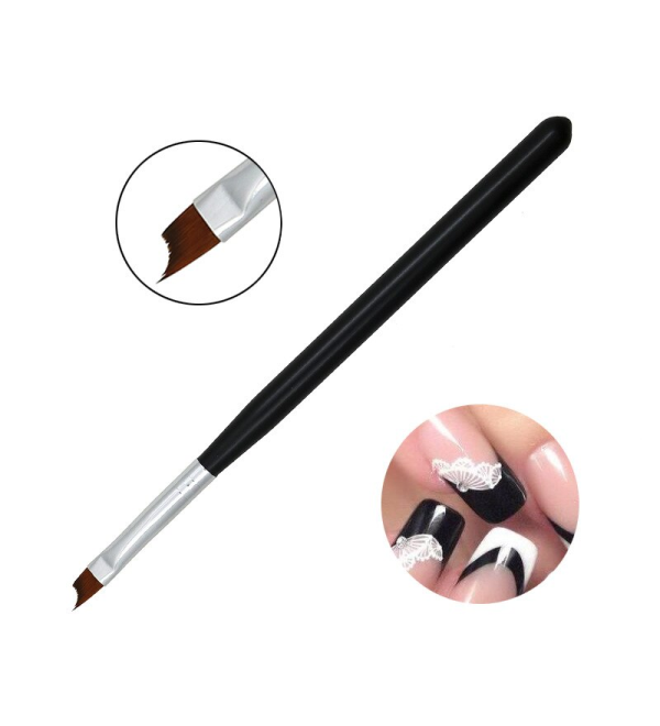 Кисть скошенная для французского маникюра