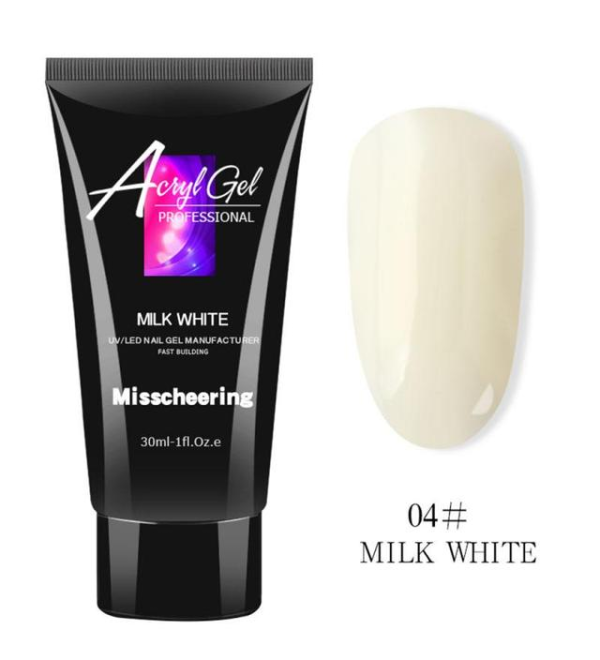 Полигель Acryl Gel №4 Milk White 30 мл