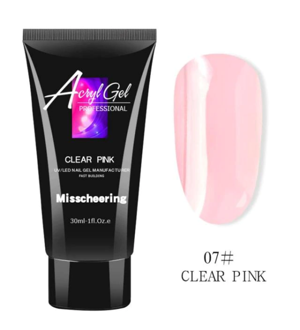 Полигель Acryl Gel №7 Clear Pink 30 мл