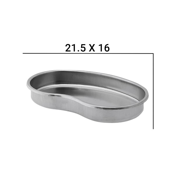 Лоток из нерж. стали Почка (овальный) размер L