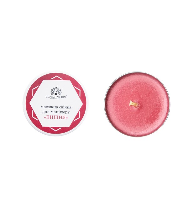 Массажная свеча для маникюра Вишня
