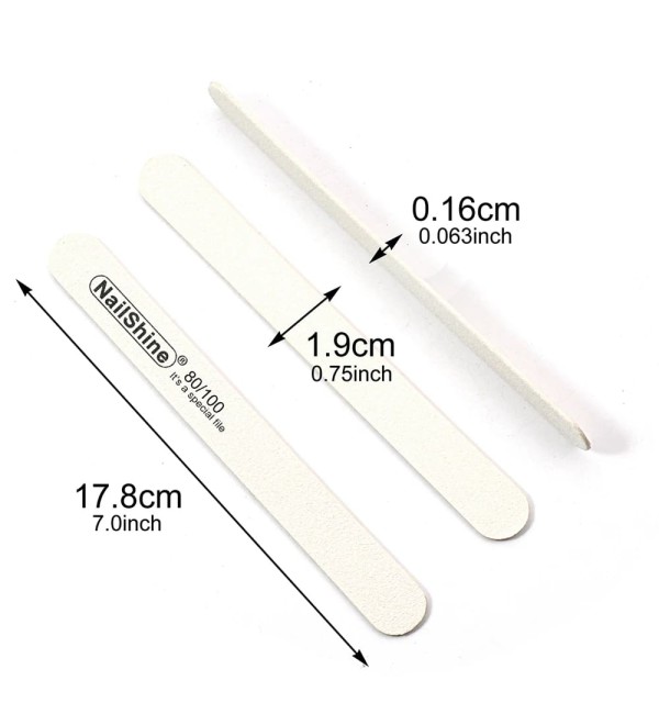 Пилочка для ногтей ультратонкая форма Овал 80/100