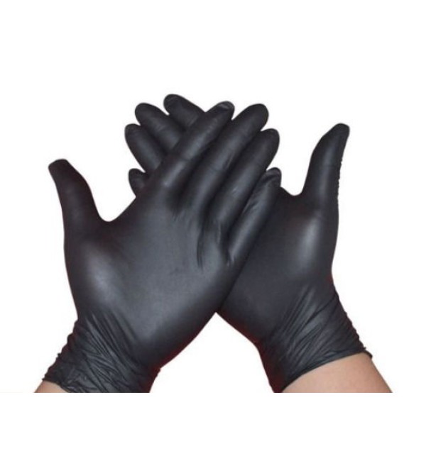Перчатки Нитриловые Black 100шт размер L