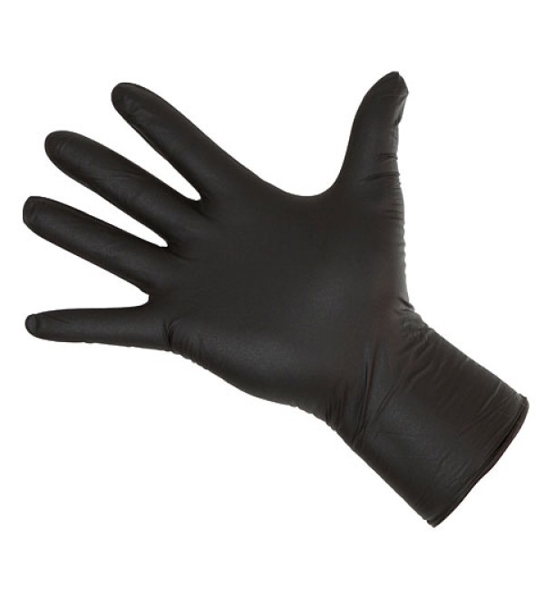 Перчатки Нитриловые Black 100шт размер M