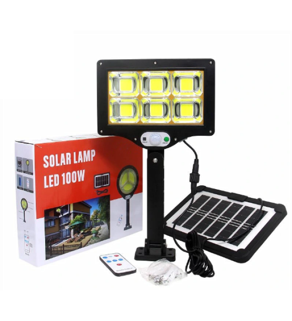 Уличная лампа на солнечном аккумуляторе с датчиком движения CC7701