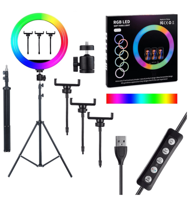 Кольцевая лампа MJ-36 со штативом