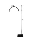 Бестеневая напольная лампа Луна с держателем для телефона 56 см 40 вт Чёрная