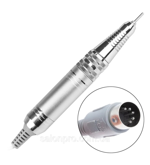 Сменная ручка для фрезера металлическая 45000 об/мин, серебряная