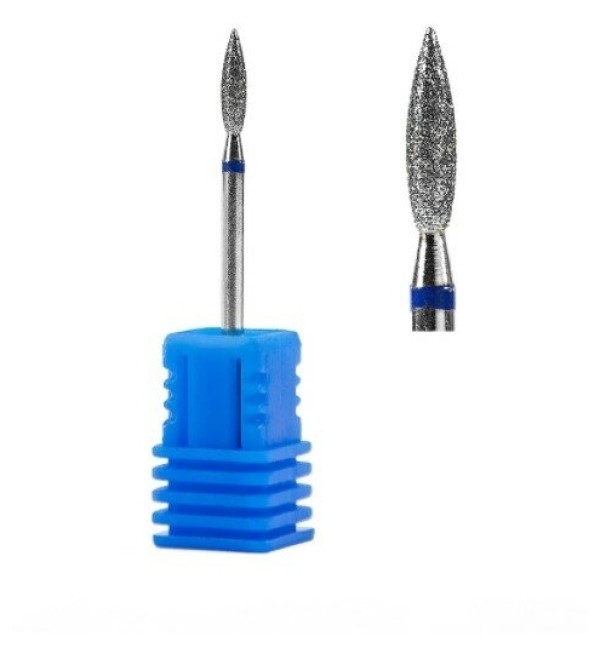 Фреза алмазная синяя Пламя 025