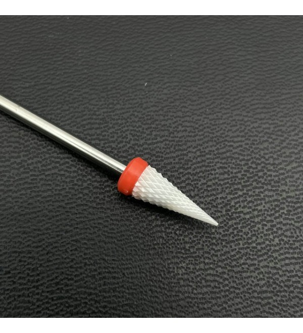 Фреза керамическая острый конус Красная