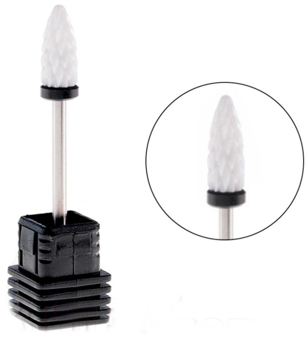 Фреза керамическая кукуруза Черная с кольцом